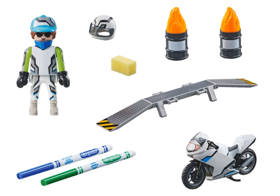 PLAYMOBIL Kleur: Motorfiets