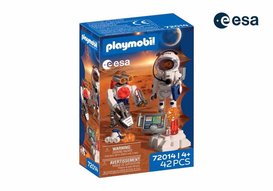 ESA: Astronaut met robot