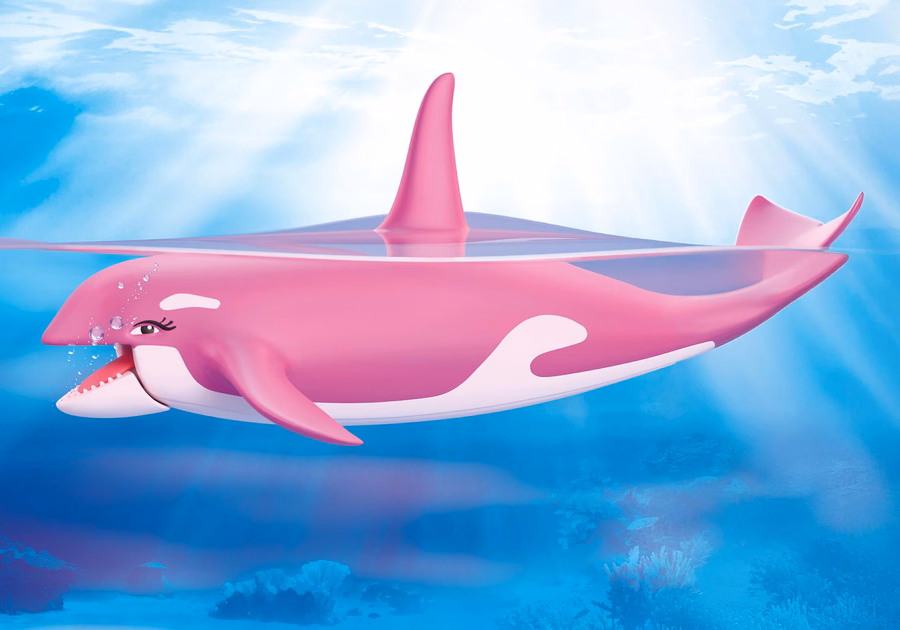 Orka met zeemeermin