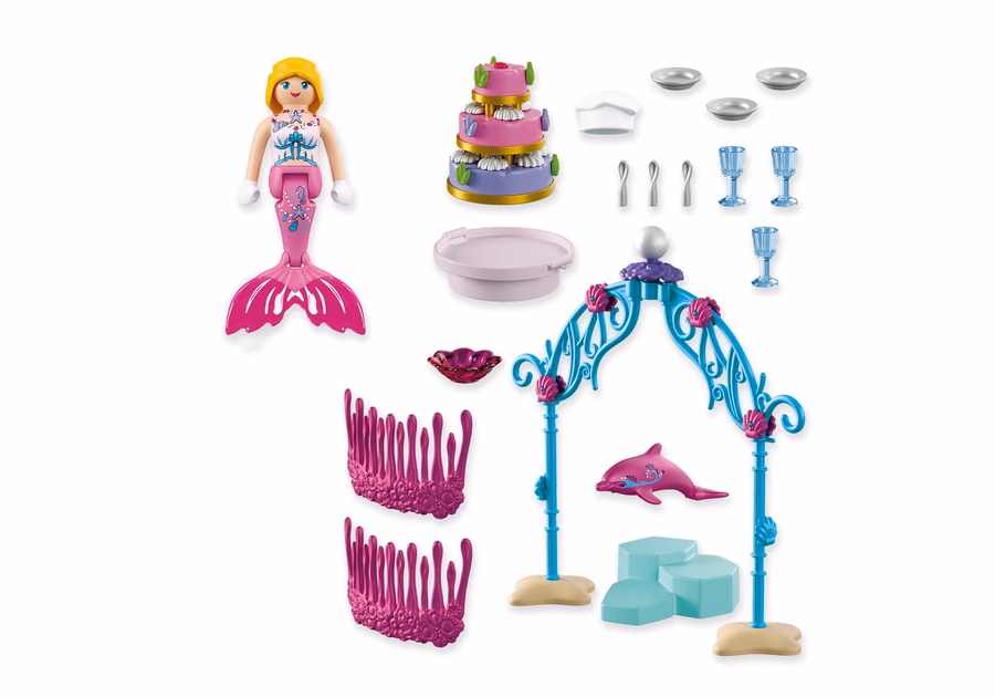 Onderwater bruiloftsbuffet