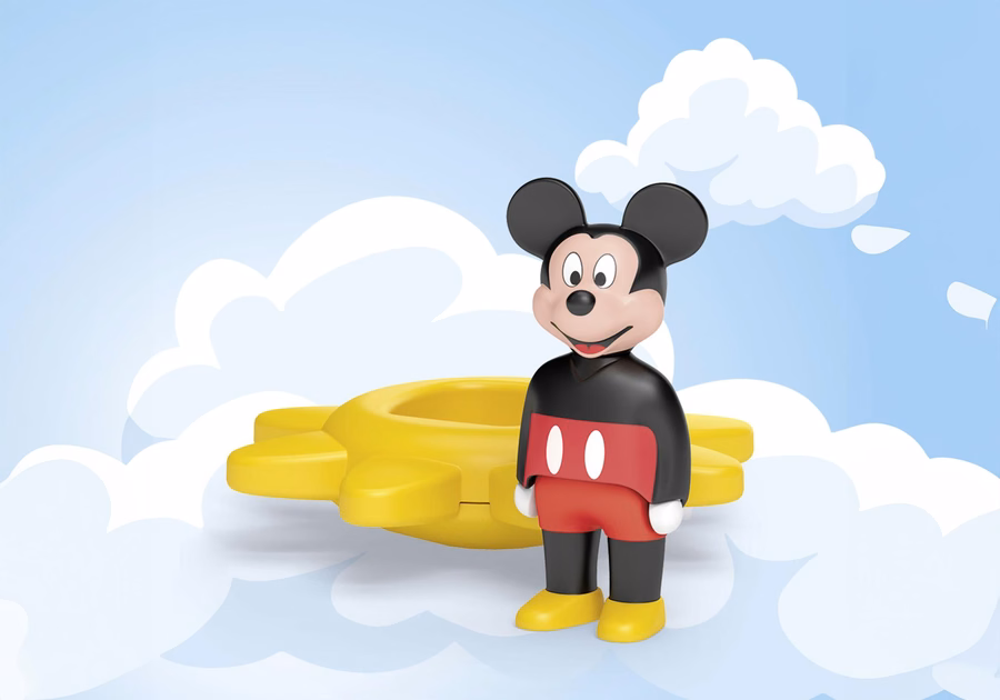 JUNIOR & Disney: Mickey Mouse's draaiende zon met rammelaar