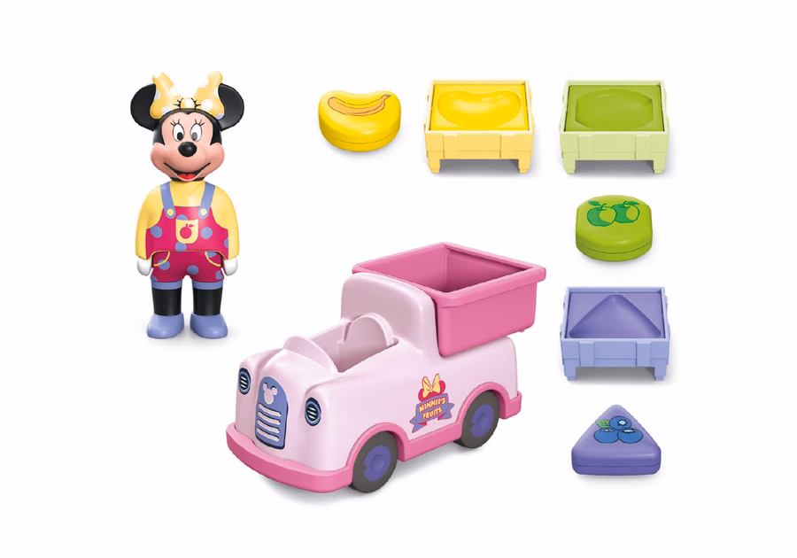 JUNIOR & Disney: Minnie Mouse's fruitwagen met kleursorteerfunctie