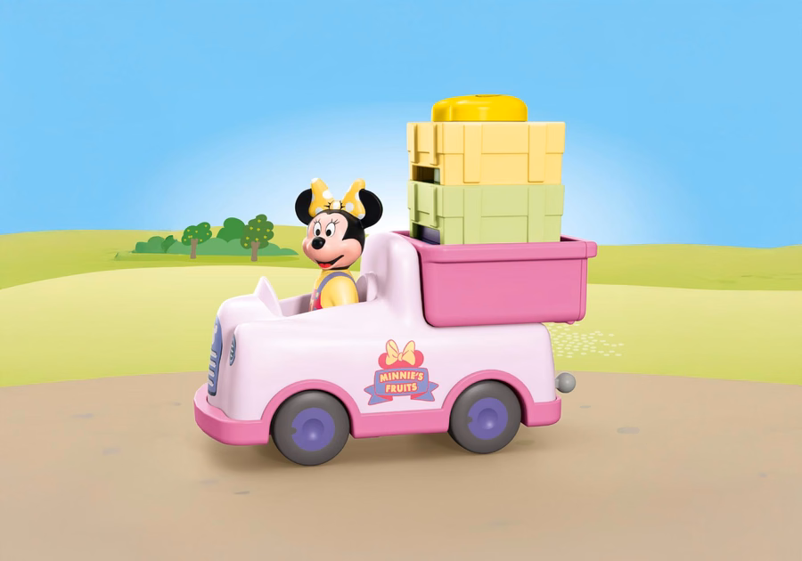 JUNIOR & Disney: Minnie Mouse's fruitwagen met kleursorteerfunctie