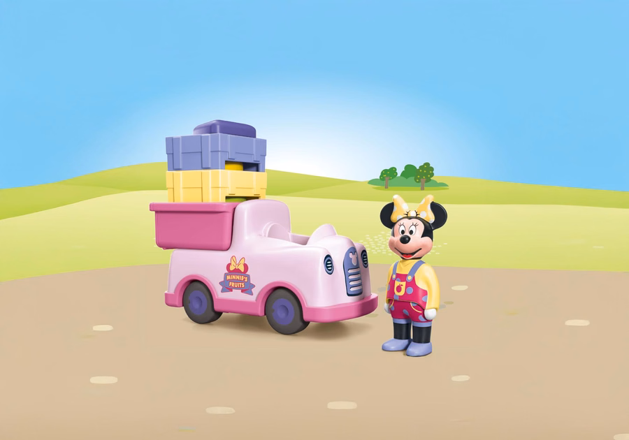 JUNIOR & Disney: Minnie Mouse's fruitwagen met kleursorteerfunctie