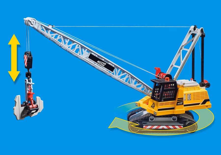 Kabelgraafmachine met bouwgedeelte