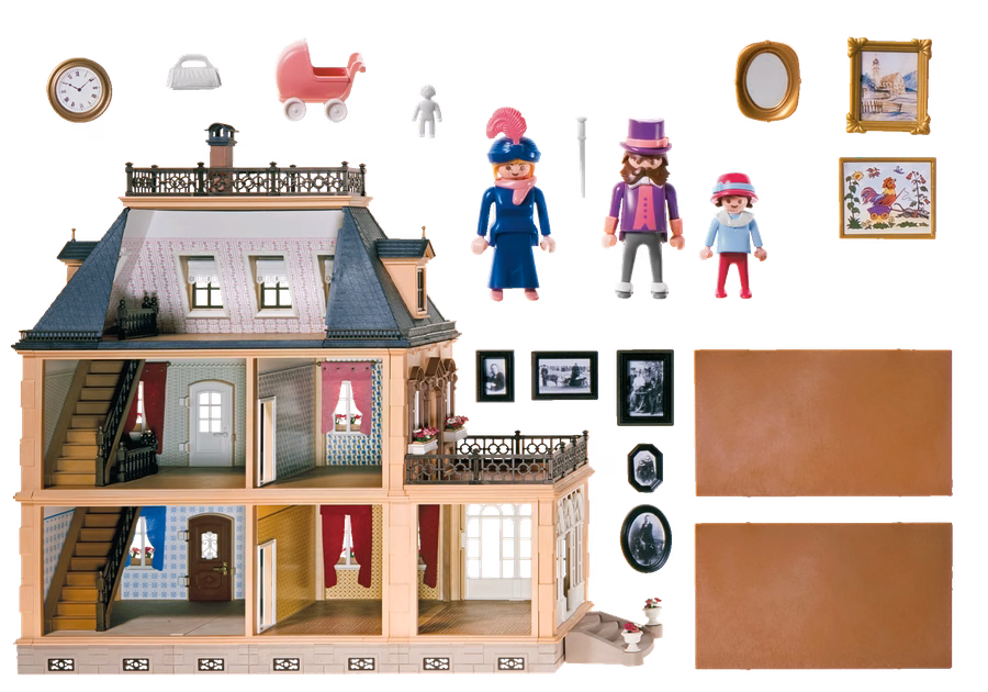 Groot Victoriaans poppenhuis