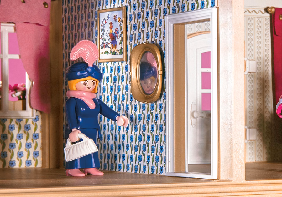 Groot Victoriaans poppenhuis