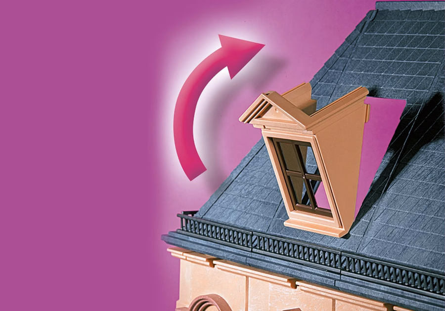 Groot Victoriaans poppenhuis