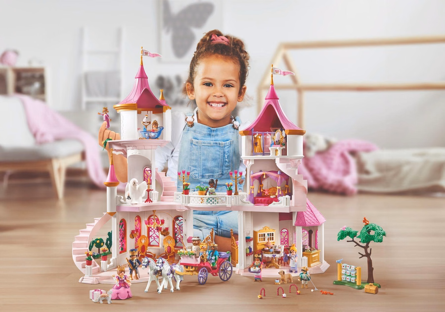 XL Prinsessenkasteel met Koninklijk Paar