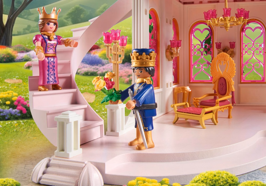 XL Prinsessenkasteel met Koninklijk Paar