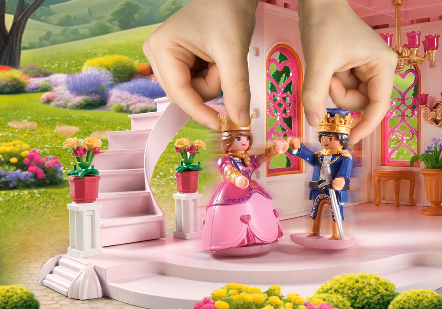 XL Prinsessenkasteel met Koninklijk Paar
