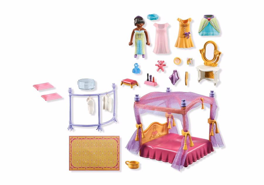 Slaapkamer met kleedkamer