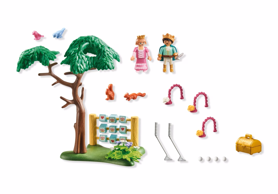 Tuin met koninklijke spellen